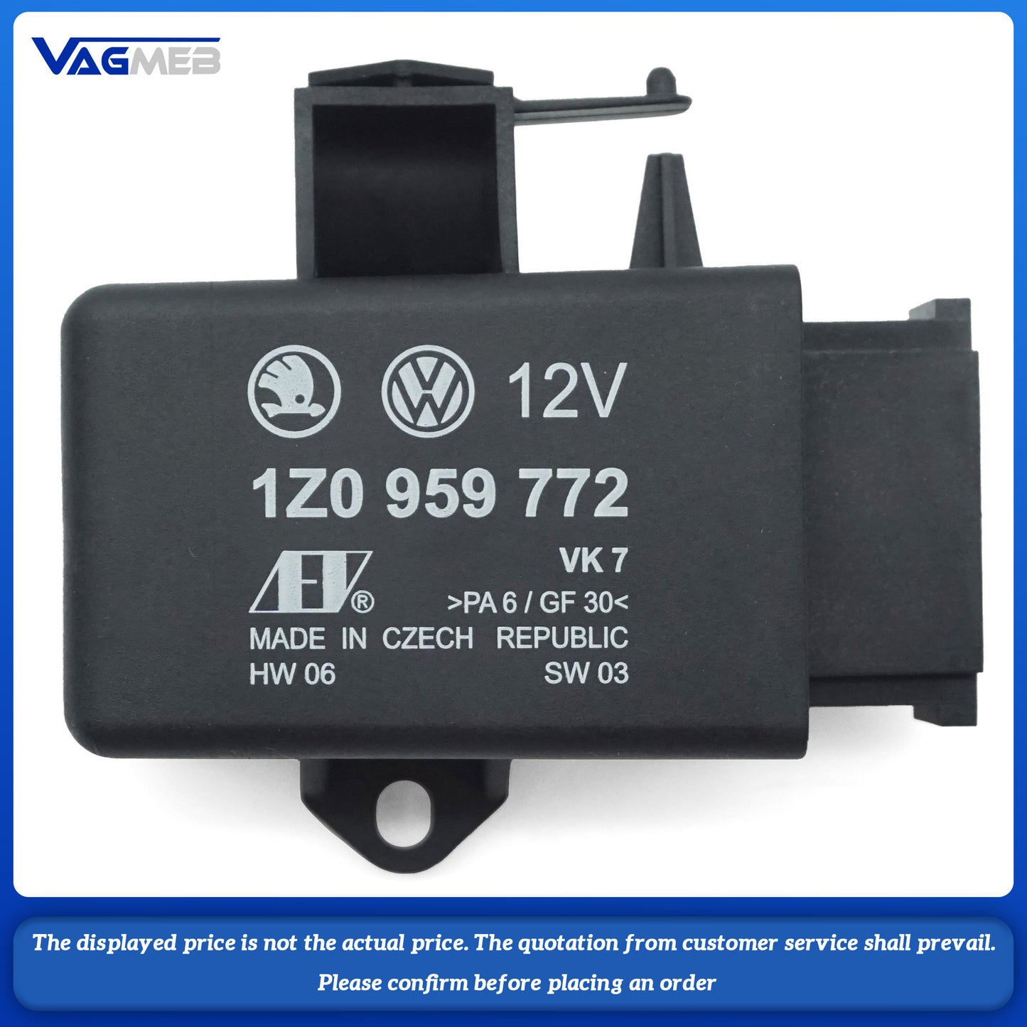 A set of front heating pads for VW 2019 Lavida