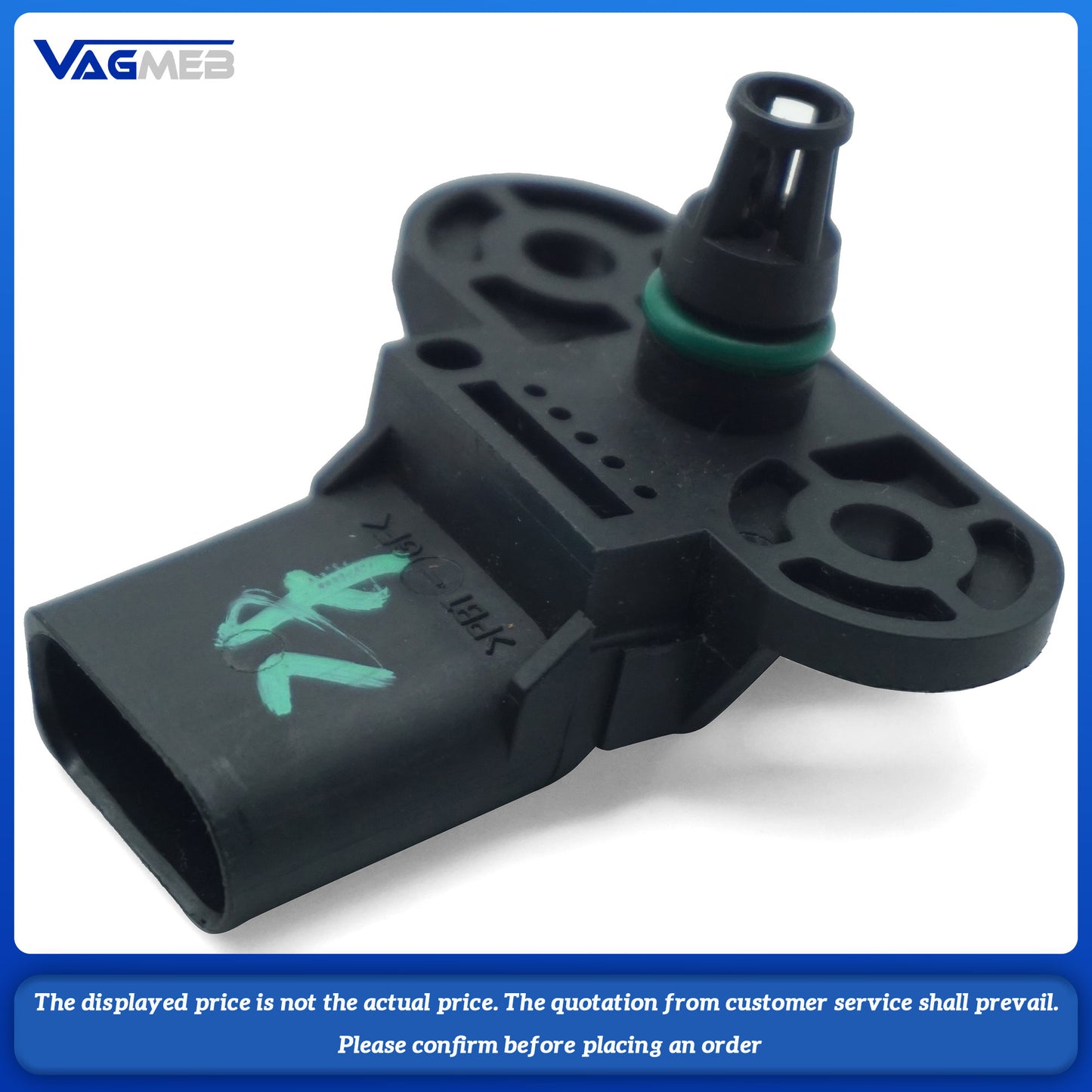 MAP Pressure Sensor 03C 906 051 051F For VW Eos Polo Jetta Golf Passat Bora Touran Audi A3 A4 A6 Q5 Skoda Seat 03C906051 0261230095