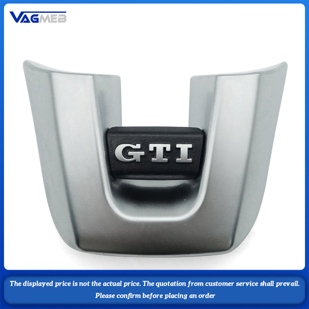 Steering wheel button frame and logo for Vw Golf 6 GTI GTD R 2009-2013 Polo GTI Tiguan Passat R-Line