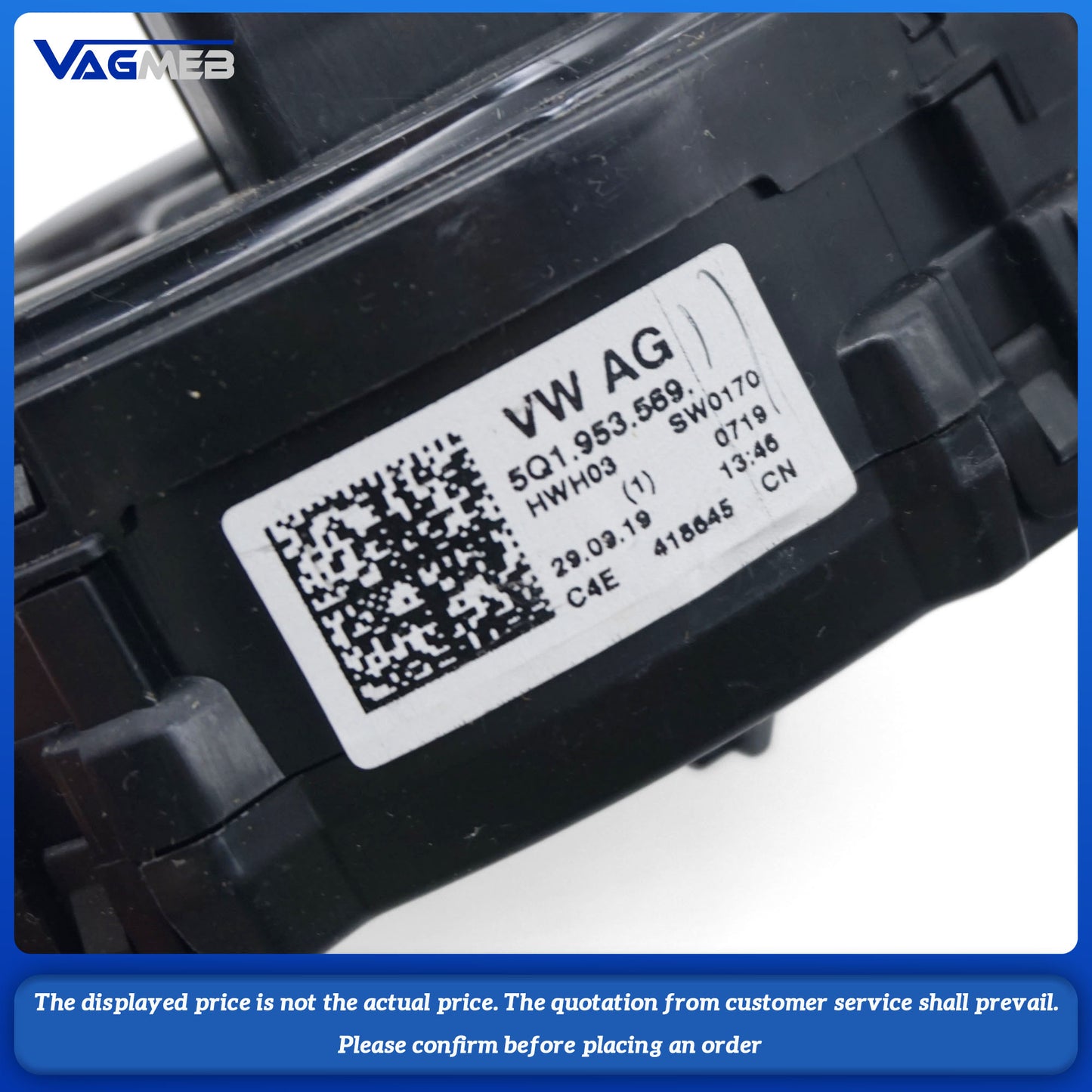 Steering Wheel Cruise Control Electronic Module 5Q1 953 569