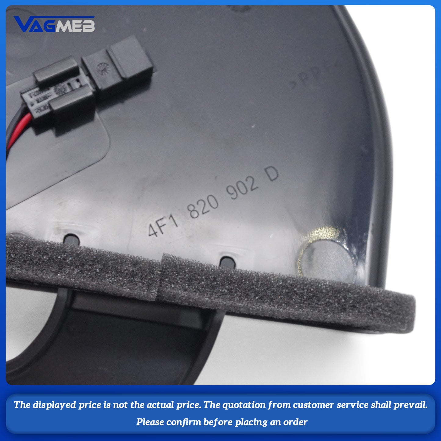 LHD Black Front Right Passenger Air Outlet vents Air Vent Assembly Trim nozzle For audi A6 C6 Avant Allroad Quattro