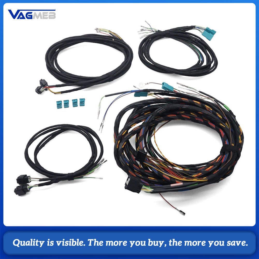 Car 360° Surround View Parking Camera System Retrofit Kit For Audi A3 8Y Sportback 2021 Hatchback 3D Bird View Panoramic Camera