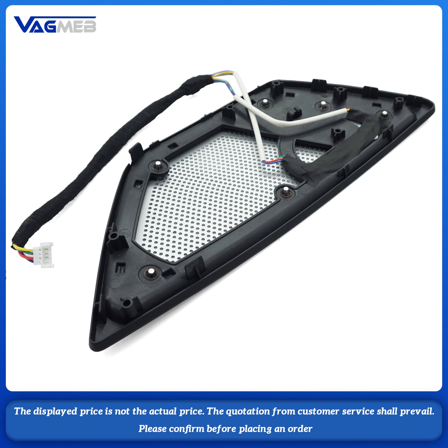 For 2010-2017 BMW 5 Series F10 F11 F18 Horn LED Ambient Light Illuminate Speaker Cover Luminous Tweeter Cover