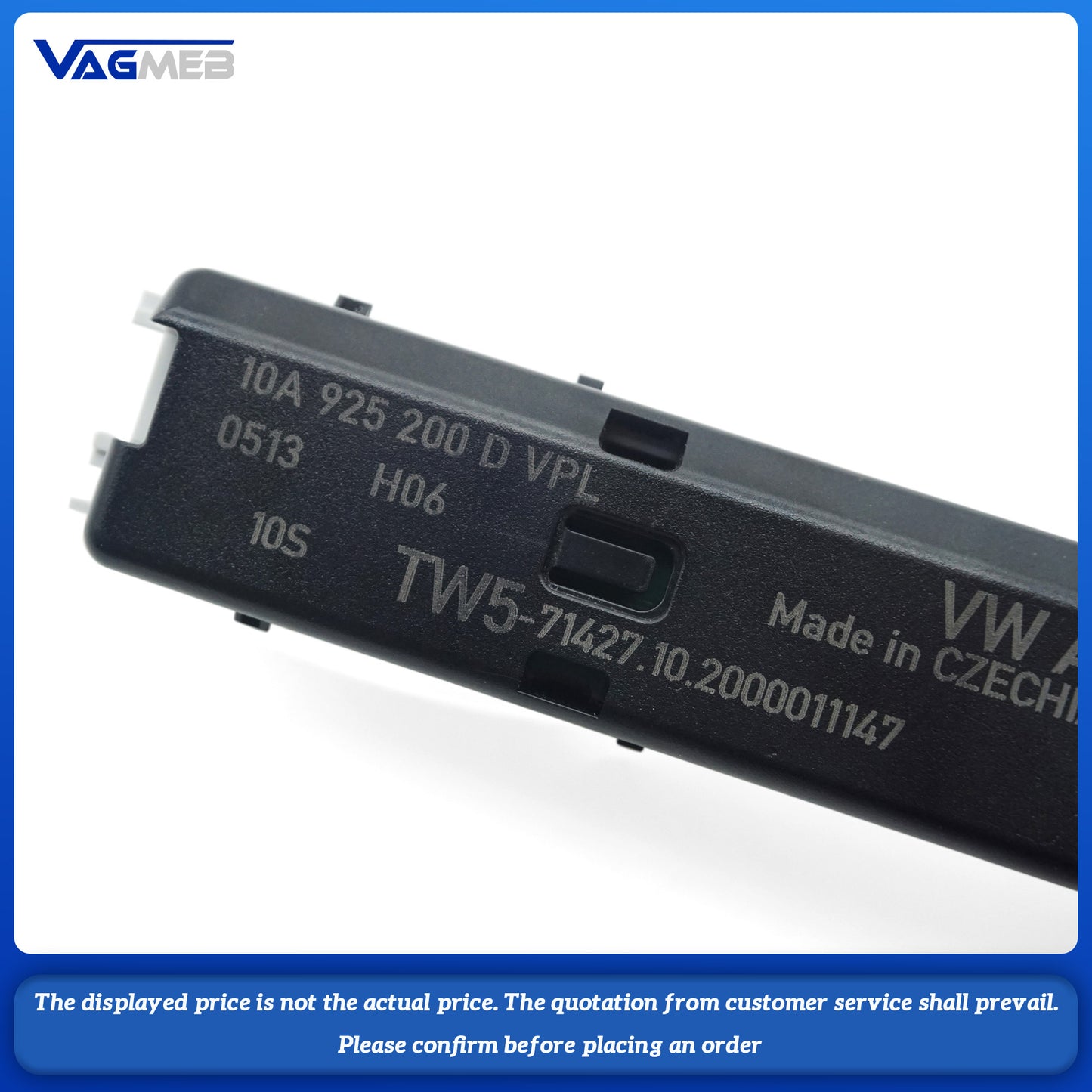 For VW ID3 ID4 ID5 IDB 10 inch screen multifunction button switch Car Accessories 10A 925 200D