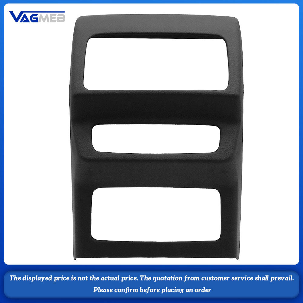 For Audi Q5FY 2018-2024 Rear Air Conditioning Outlet Protective Cover Lnterior Leather Protective Cover Decorative Frame Cover