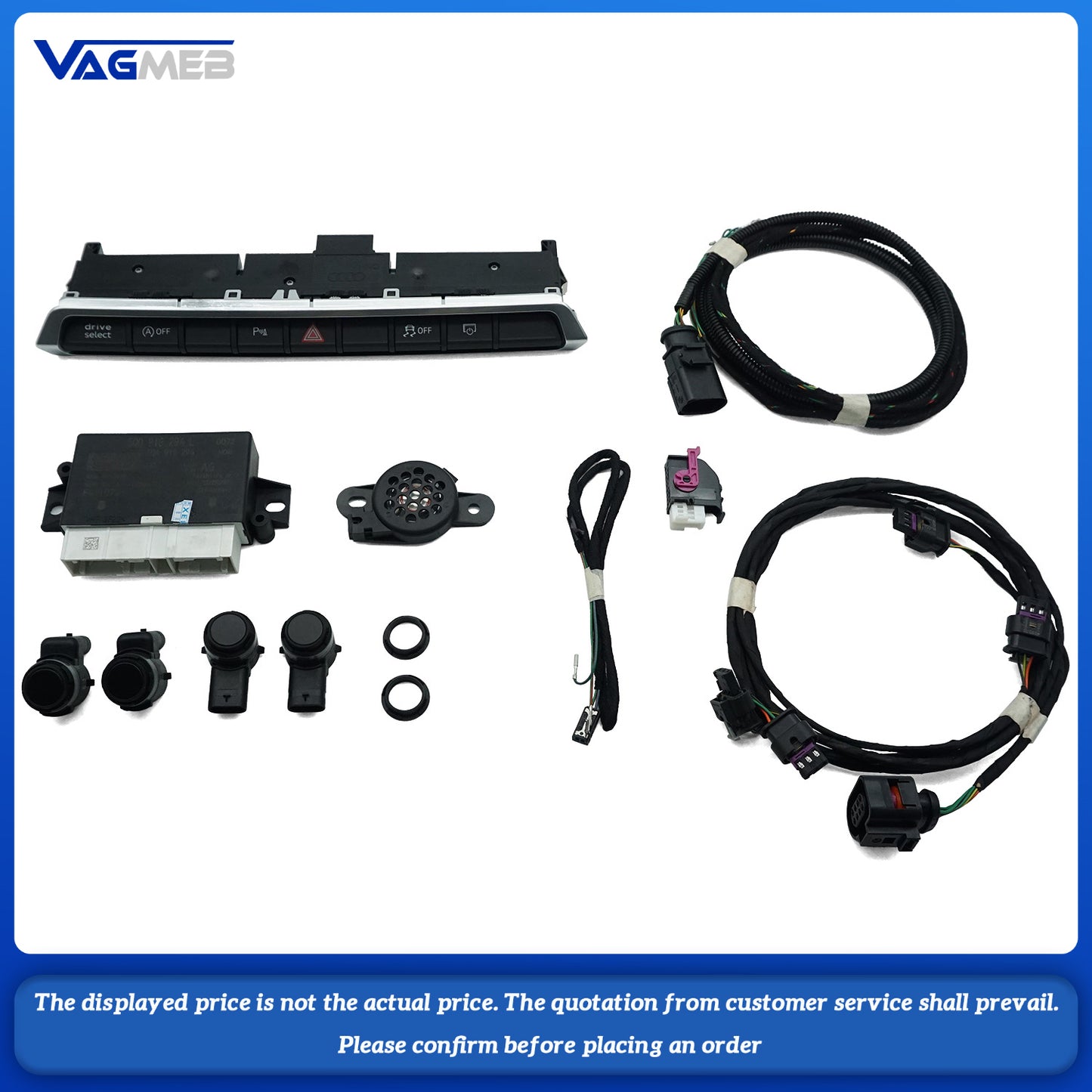 For Audi Q2 Park Assist System Kit PLA Auto Parking OPS 4K UPDATE 8K