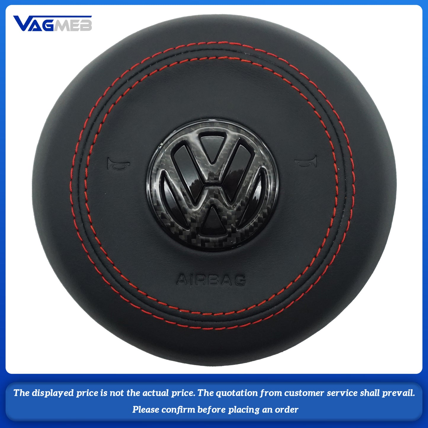 ABS Interior Steering Wheel Emblem For VW Golf MK7