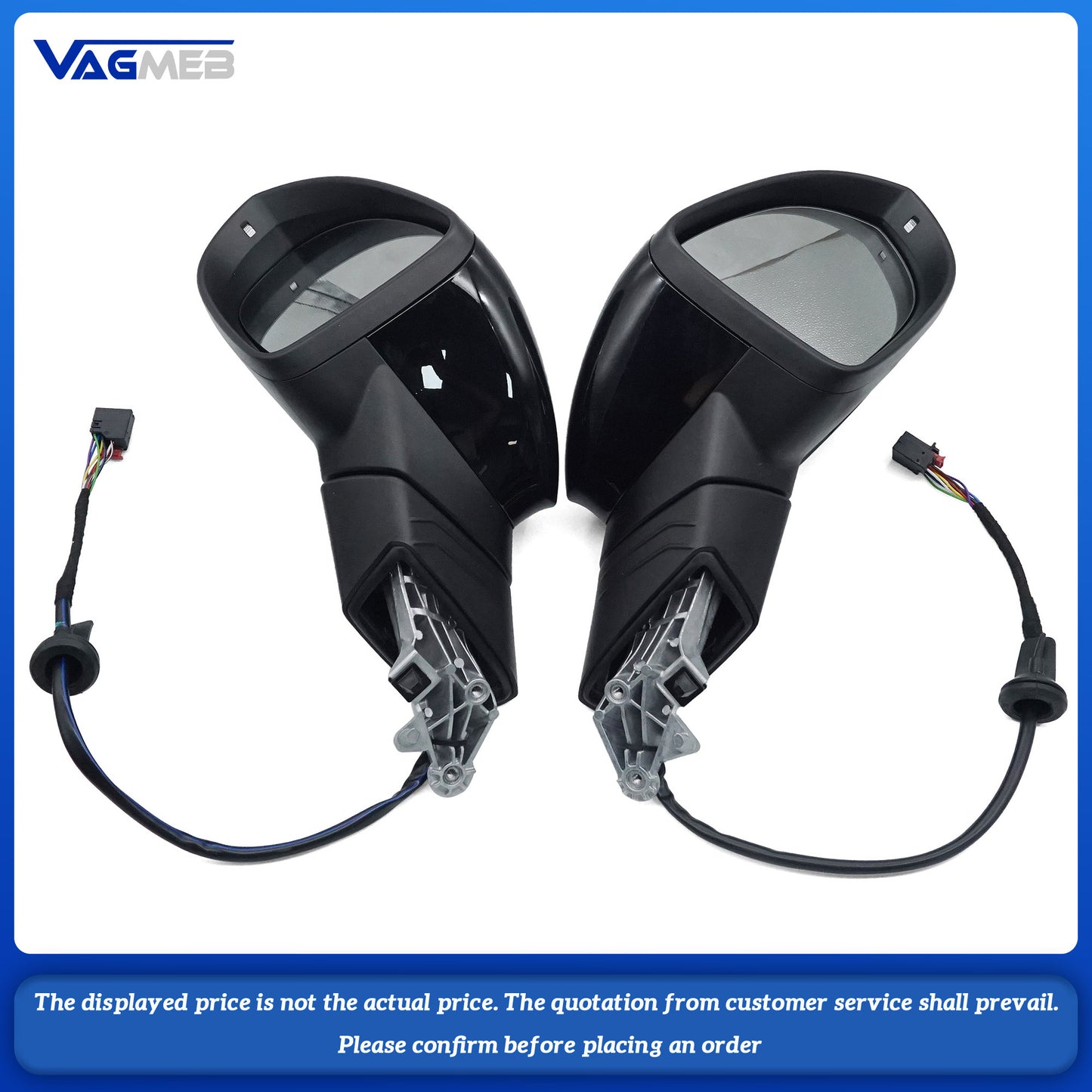 For VW Golf 8 folding rearview mirror with heating function