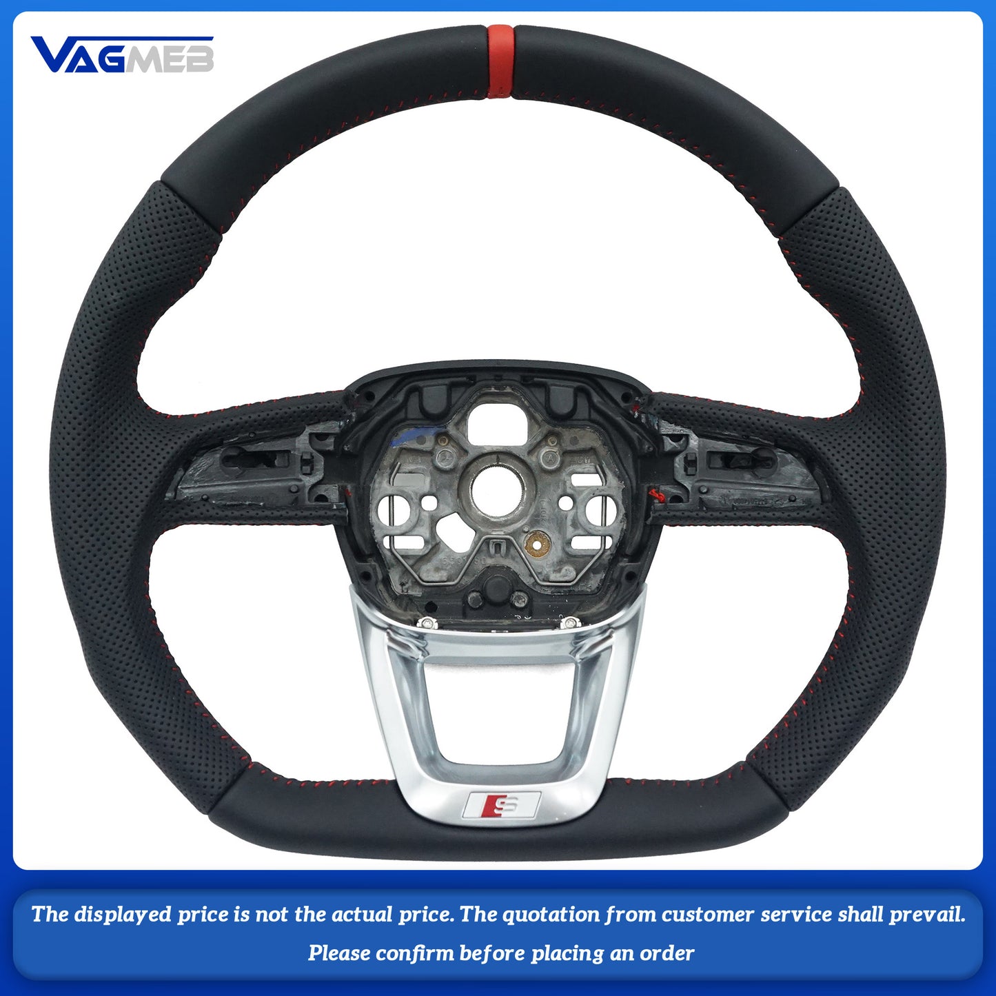 For Audi S logo Q3 Car Steering Wheel