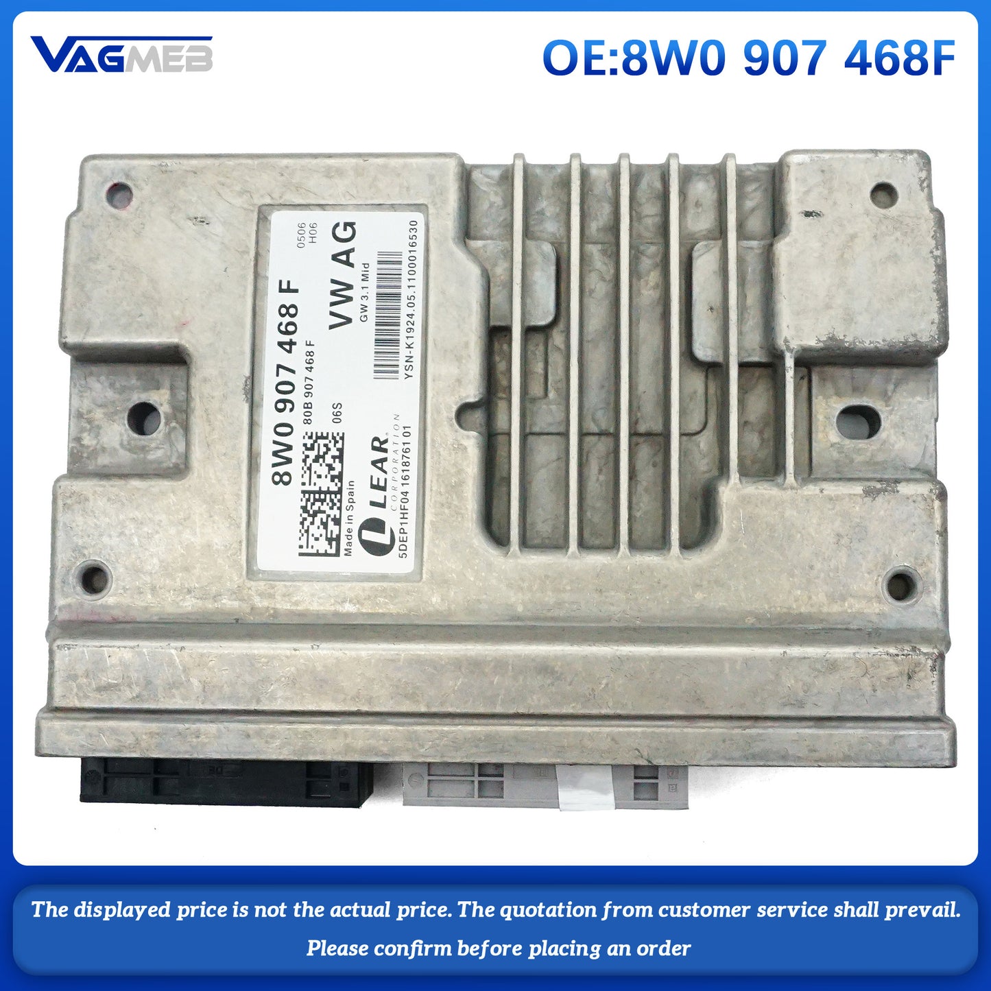 Diagnosis Interface Gateway Control Unit for Audi A4 A5 Q5
