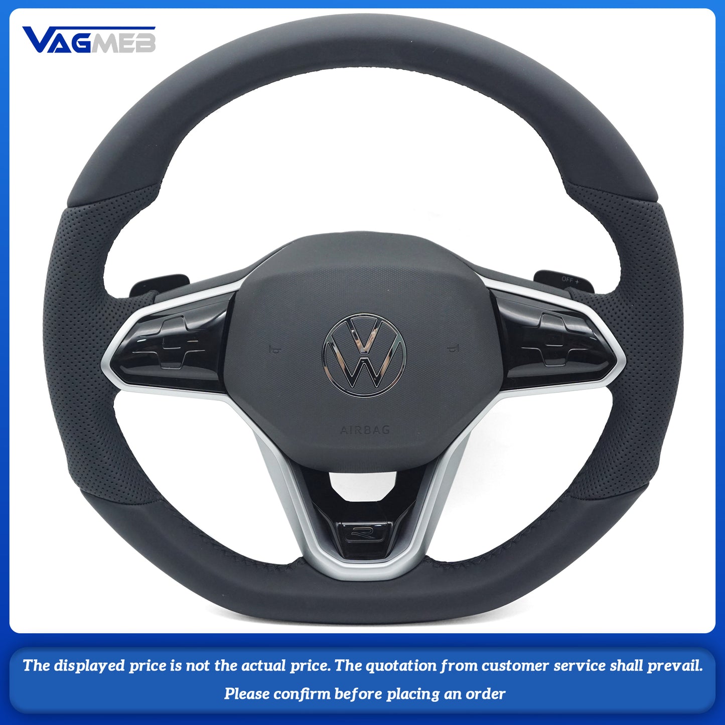 For VW Atlas Golf 8 Mk8 Jetta Sharan Passat B9 Tiguan Steering Wheel