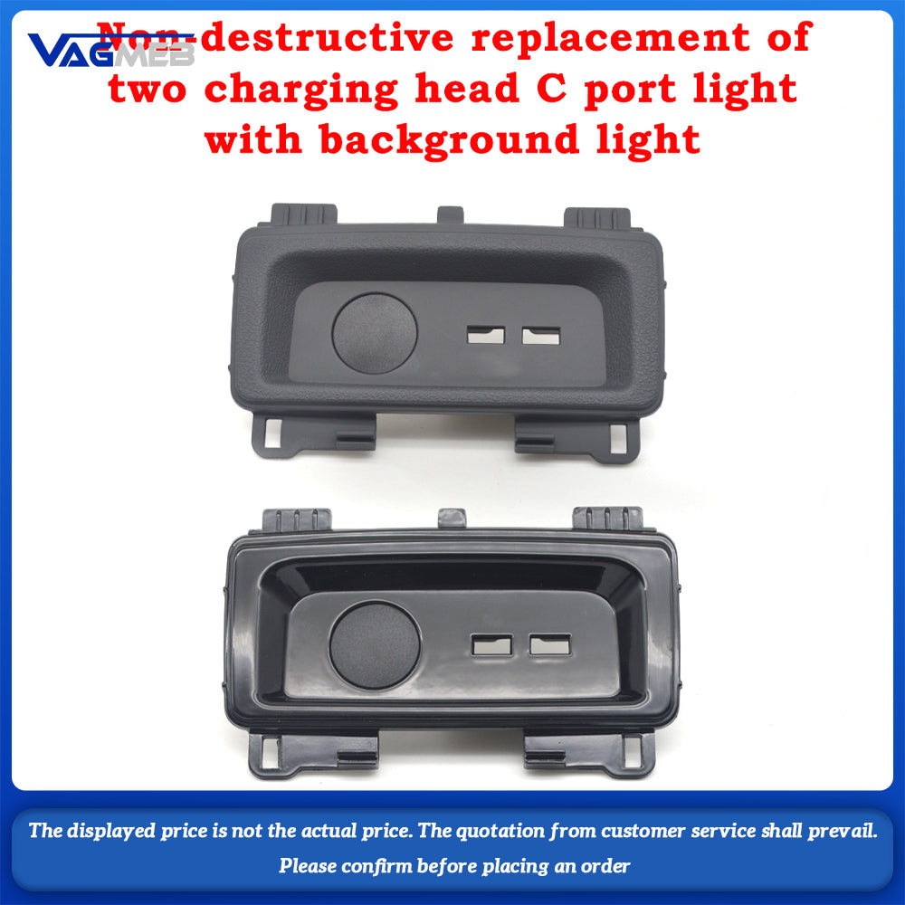 LHD original 5Q0 035 726 L 8W0 863 324 A 8W0863324A For Audi A4 B9 S4 RS4 A5 F5 S5 rear USB charging port interface USB-C