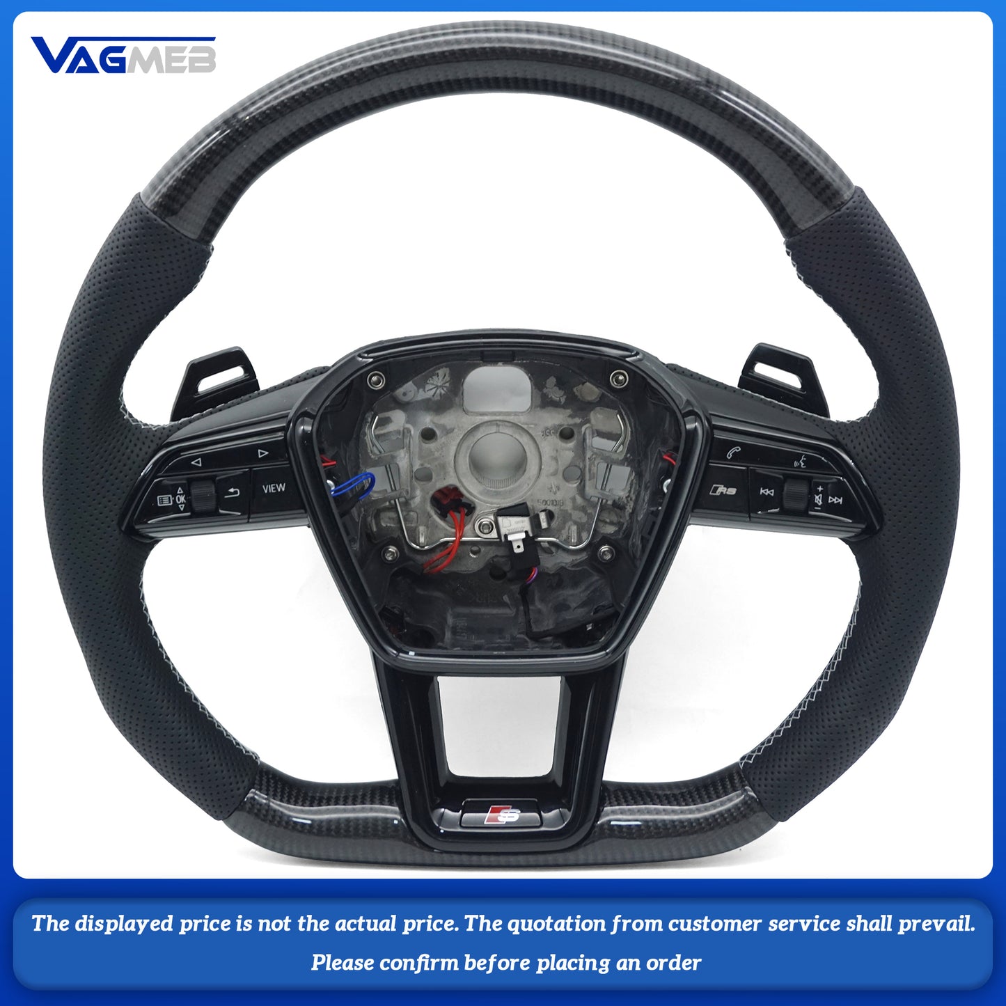 For Audi S Logo A6C8 Steering Wheel With heating