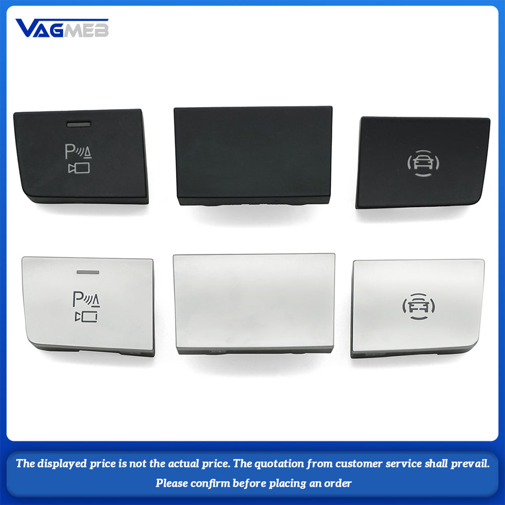 Multi functional radar button switch decorative cover for Audi A6 C8 A7 Q7 4N0 959 673 F 4N0 959 673 B, Car Accessories