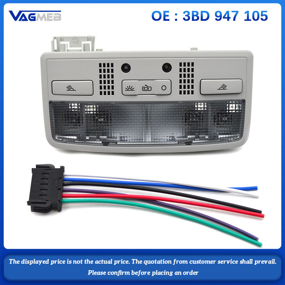 3BD 947 105 Applicable For VW PQ 06 ~ 09 Passat Lingyu old front dome lamp reading lamp without sunroof dome lamp accessories
