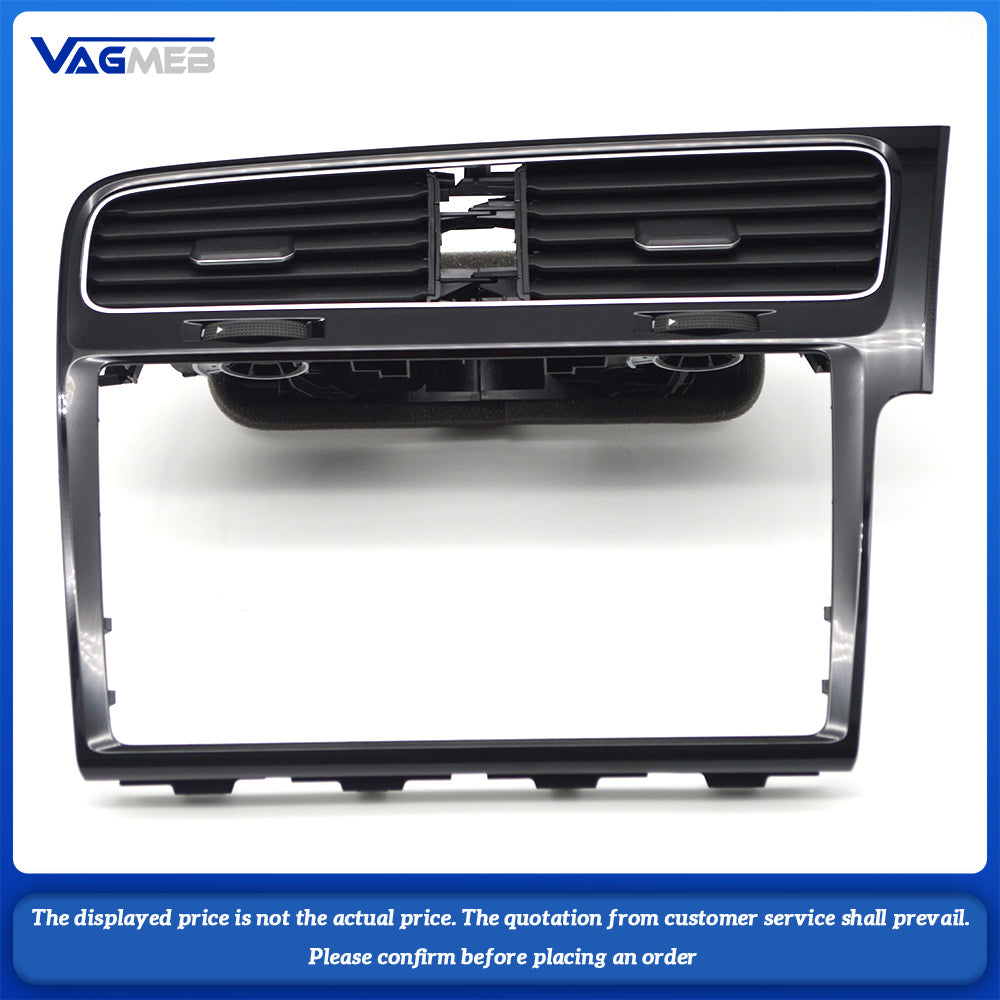 For VW Golf MK7 7 .5 RHD Right-hand drive Piano paint Black 9 inch Screen Trim frame Radio Panel Air outlet 5G2 819 743G