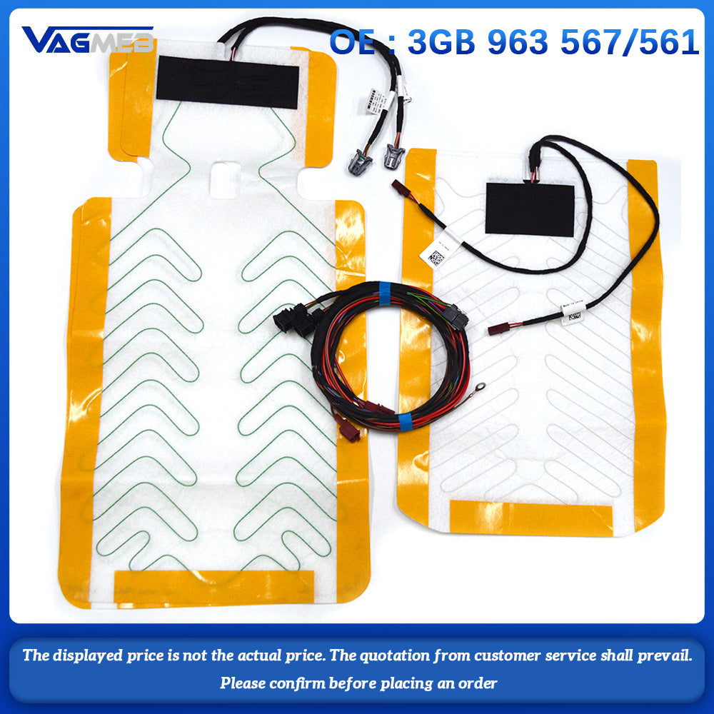 Rear seat heating pads Seat heating element with wiring harness FOR VW Atlas 3GB 963 567 3GB 963 561