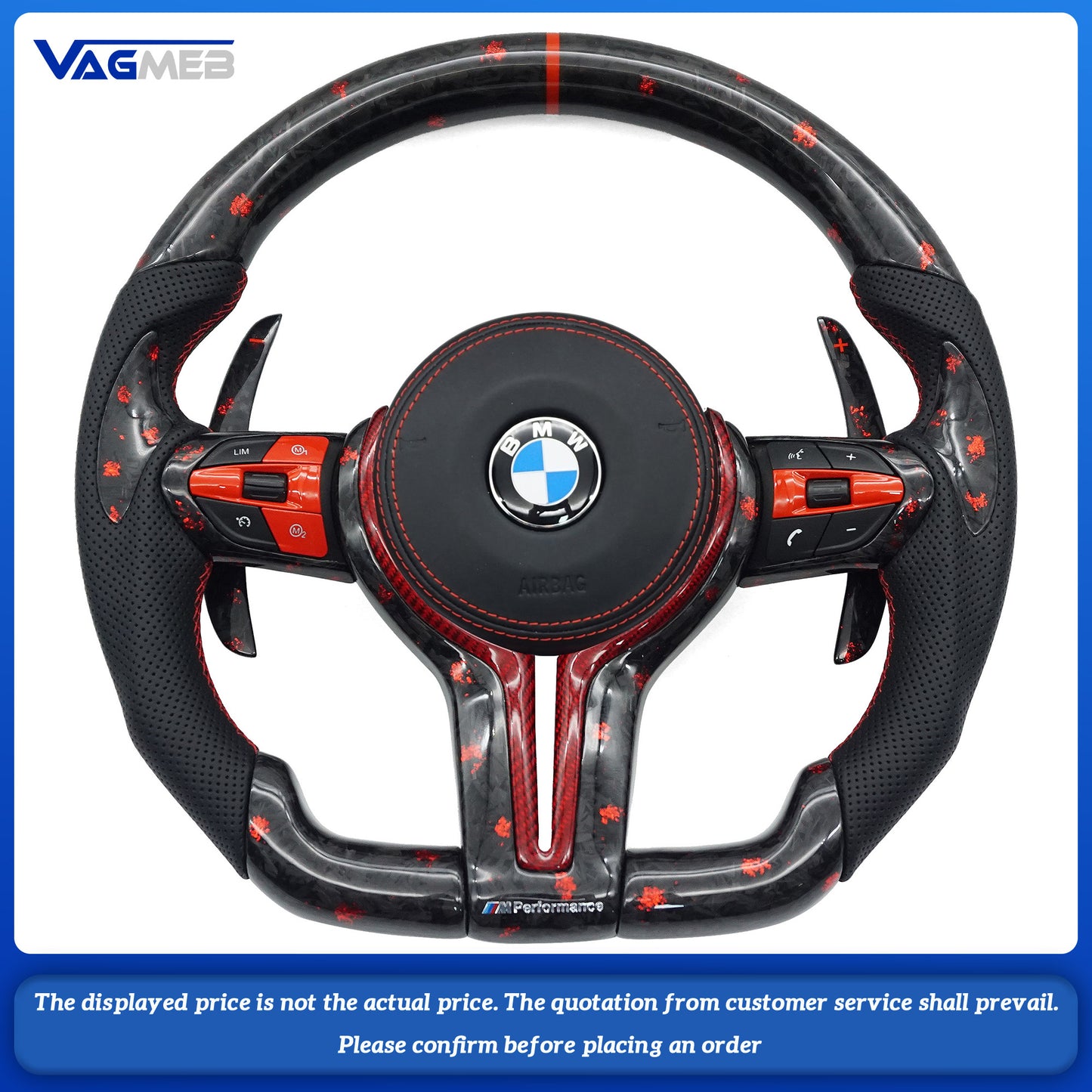 Car Interior Accessories Carbon Fiber Steering Wheel For BMW F10 F20 F22 F30 F32 F10 F12 F07 F06 F80 F82 F84 F36 F40 F90 E90