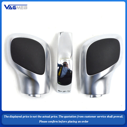 Shift Knob Gear Side Cover Suitable DSG Logo For VW Golf 6 7 R GTI Passat B7 B8 CC R20 Jetta MK6 GLI Car Accessories