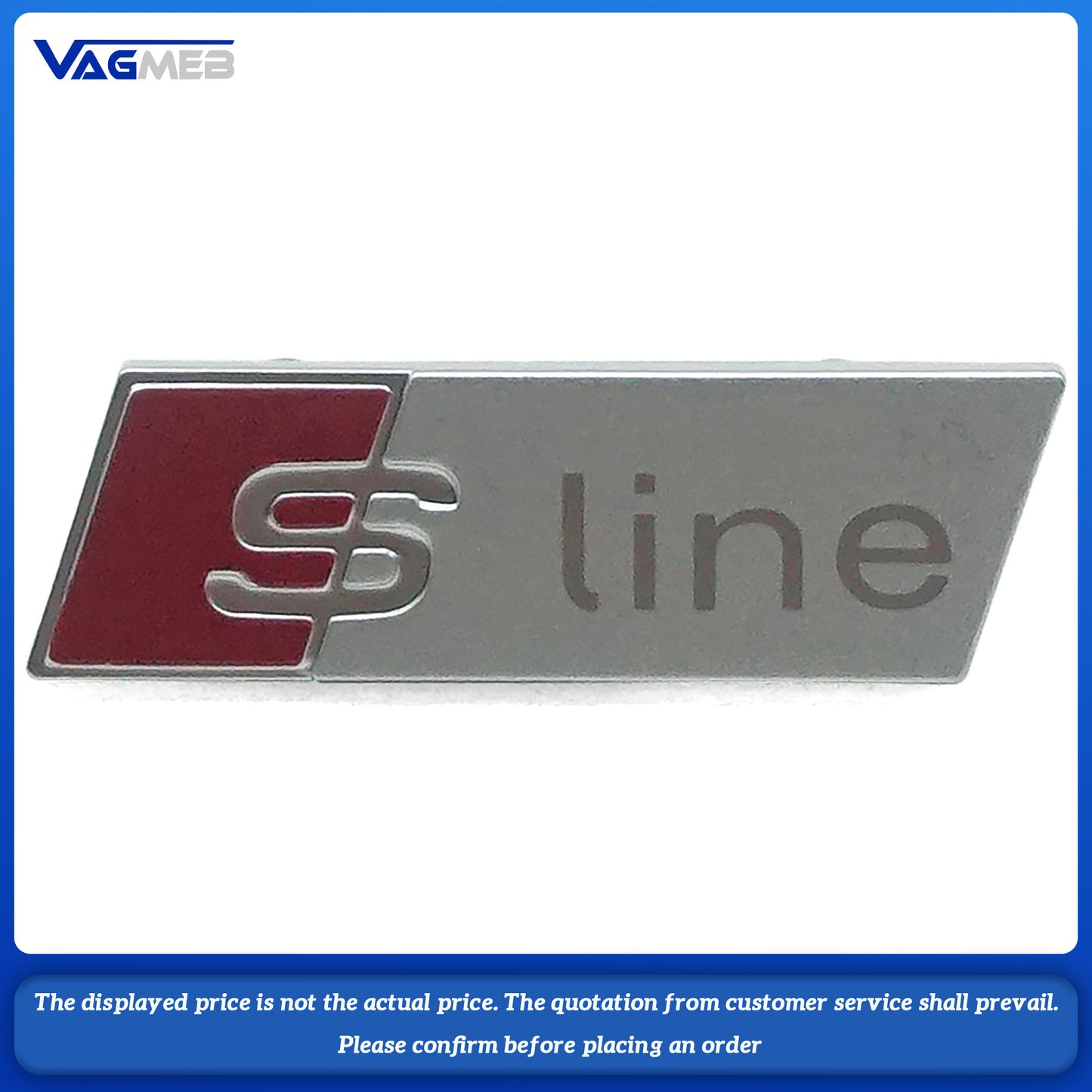 For Audi A4B8 steering wheel Sline logo