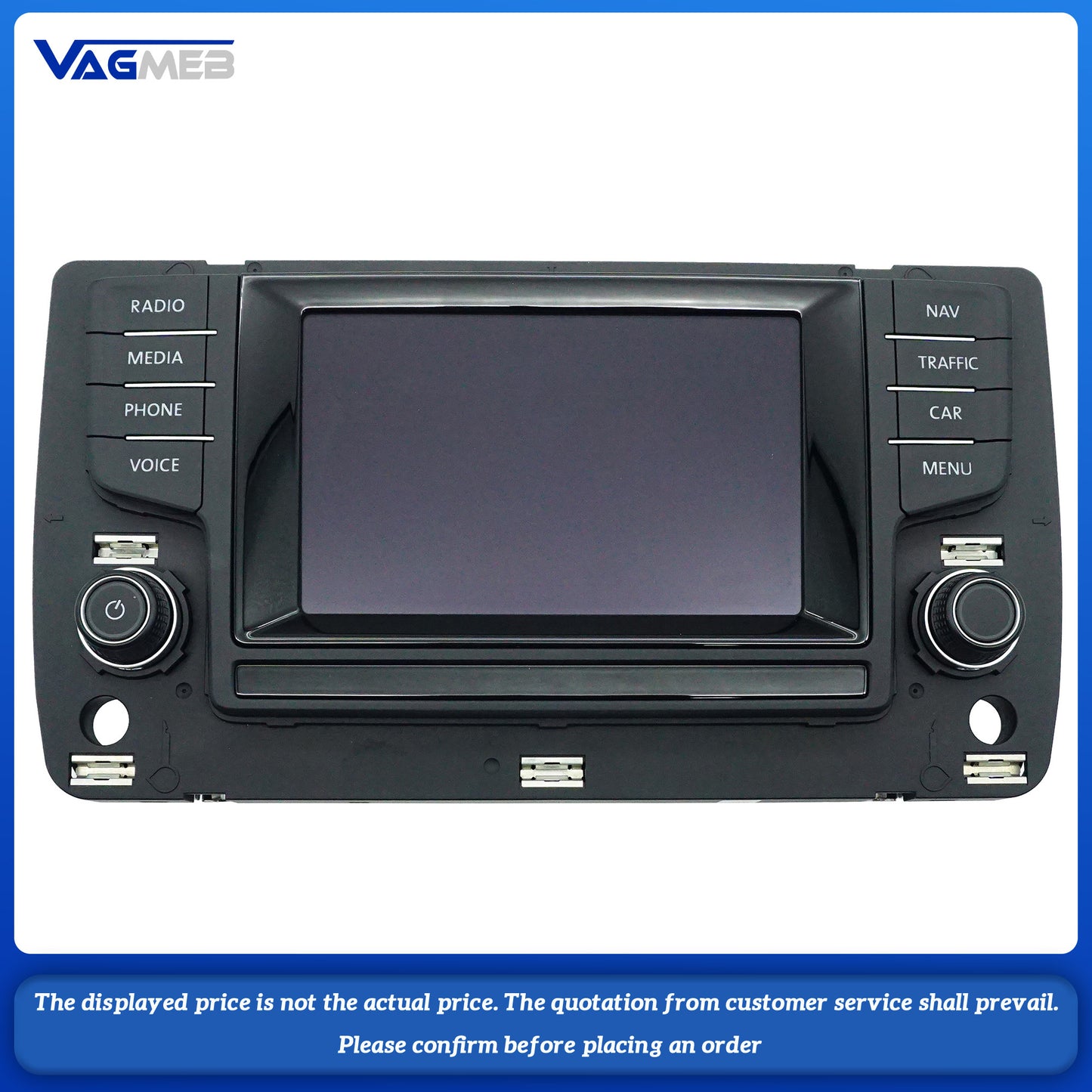 For VW Golf Golf R GTI Golf Variant 5.8 Inch Mechanical Button NAV Touch Screen Display 5G0 919 605D