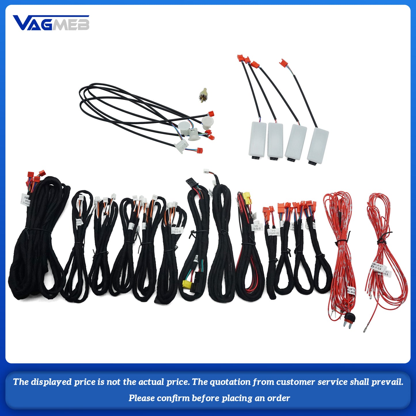 LED Atmosphere Lights For BMW X2 Automotive Interior Lighting Upgrade Ambient Light Kit Footlights Auto parts new
