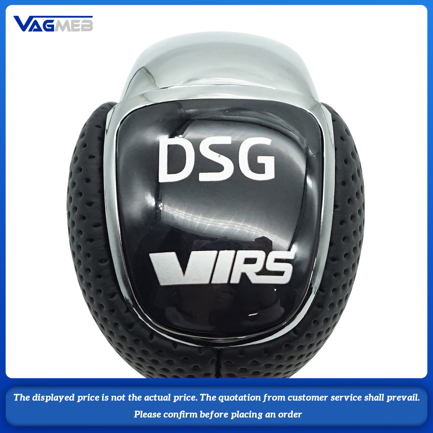DSG Gear Shift Knob Leather Side Cover Interior Parts Accessories For Skoda Octavia Superb Fabia Yeti