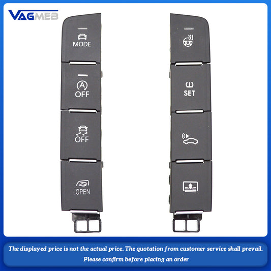 Full Key Steering Wheel Heating Switch For VW Passat B8 8.5 Arteon Central Decoration Backlight Switch 3GD927137A 3GD927238C