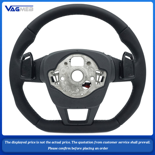 For Audi S LOGO A6C8 Dark Gray Line Heated Steering Wheel