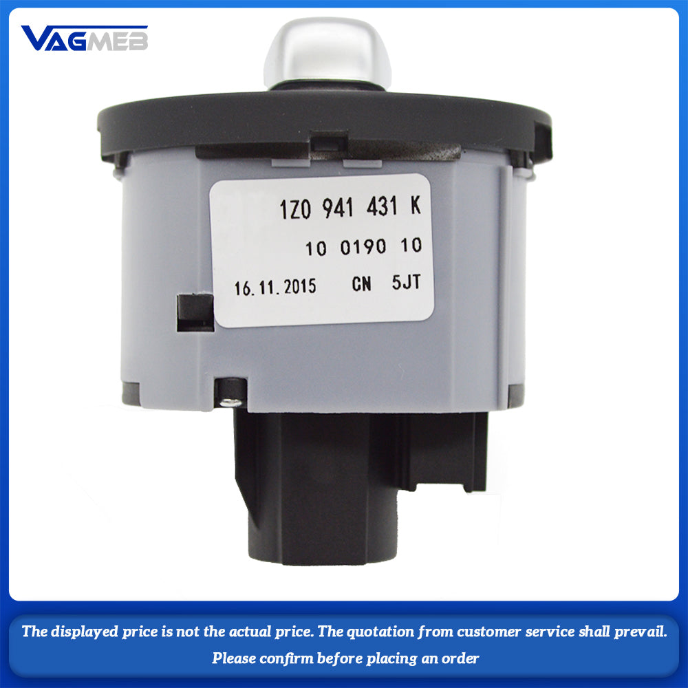 Headlight Fog Lamp Control Switch For Skoda Octavia 1Z0 941 431 K