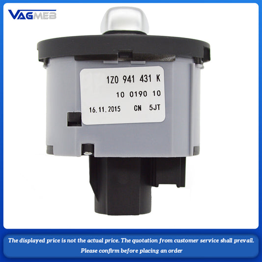 Headlight Fog Lamp Control Switch For Skoda Octavia 1Z0 941 431 K