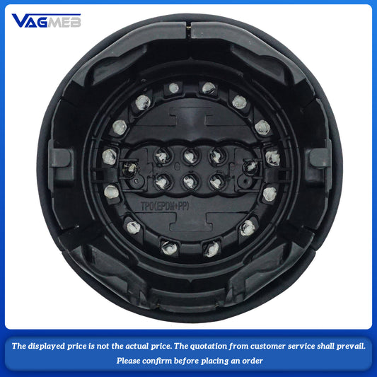 Steering wheel airbag cover multifunction steering wheel For Audi TT MK3 Dermal white thread