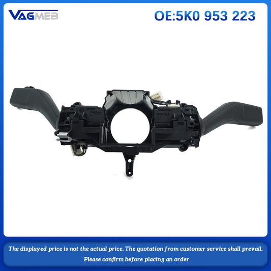 5K0 953 223 Combination Turn Signal Wiper Switch Steering Column Rod Multifunction 5K0953223 for Audi A1 Q3 Jetta Golf Superb