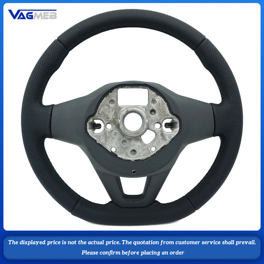 Leather Steering Wheel Multifunction Perforated VW T6.1 Multivan Bus Multifunction Steering Wheel