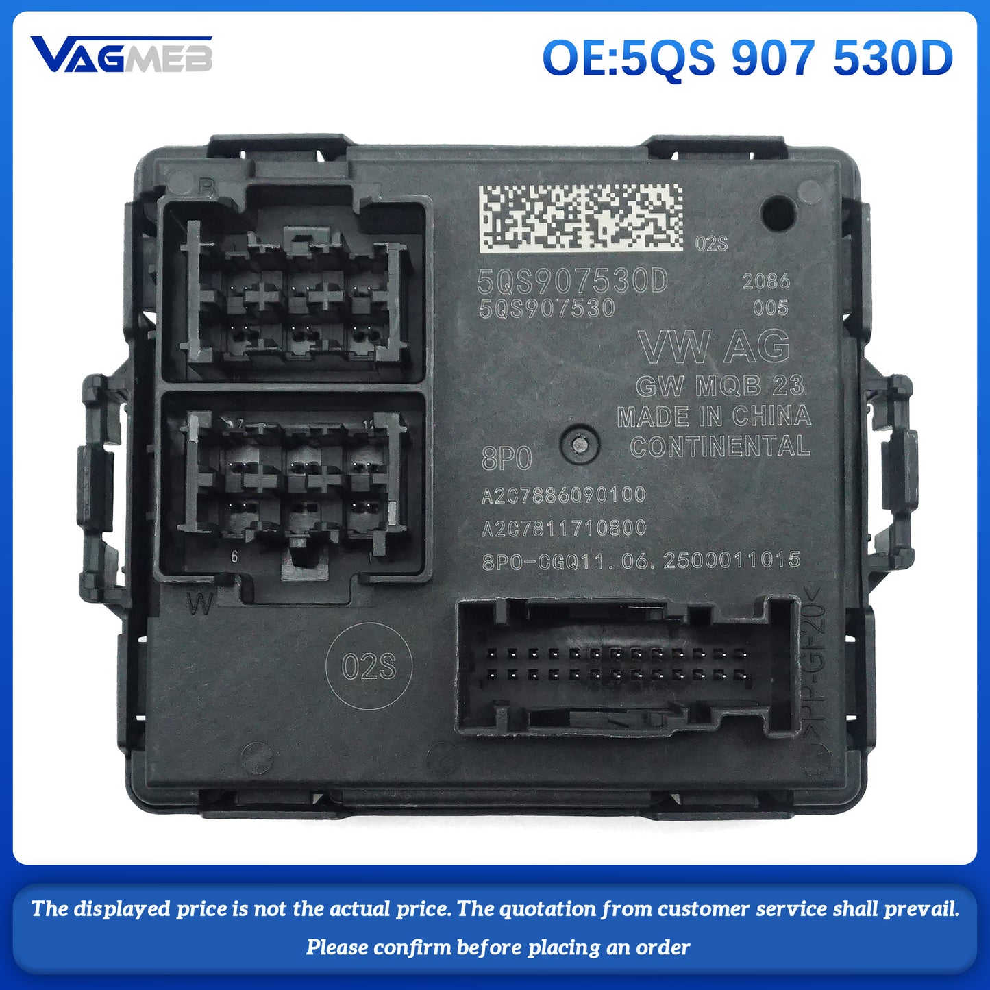 For VW Passat B9 gateway 5QS 907 530D