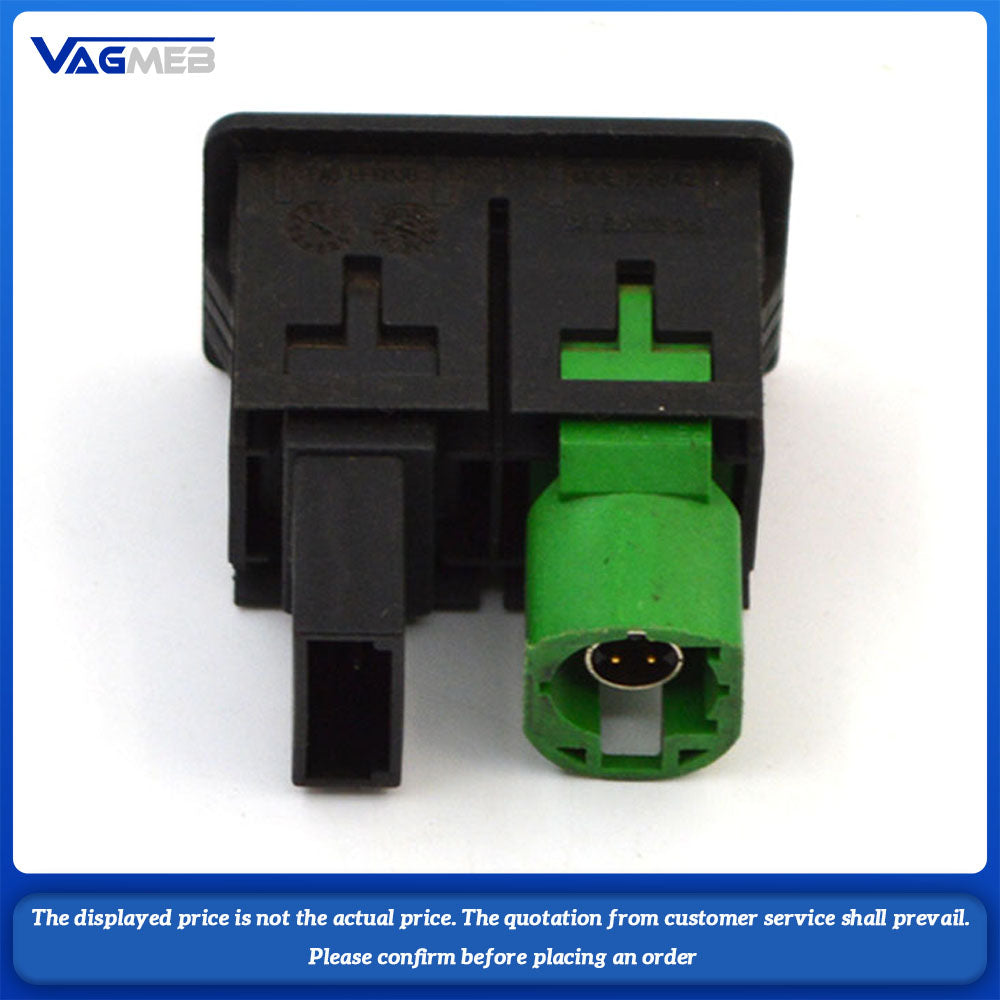 For VW Tiguan Passat B6 B7 CC RCD510 RNS310 Original OEM AUX+USB Switch Socket 3CD 035 249 AA