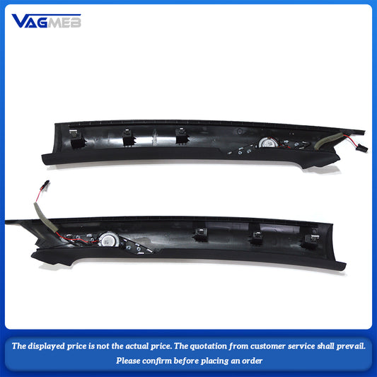 For VW Golf 7 MK7 GTI Car A-Pillar Tweeter Trim Black Pillar Audio Car Accessories