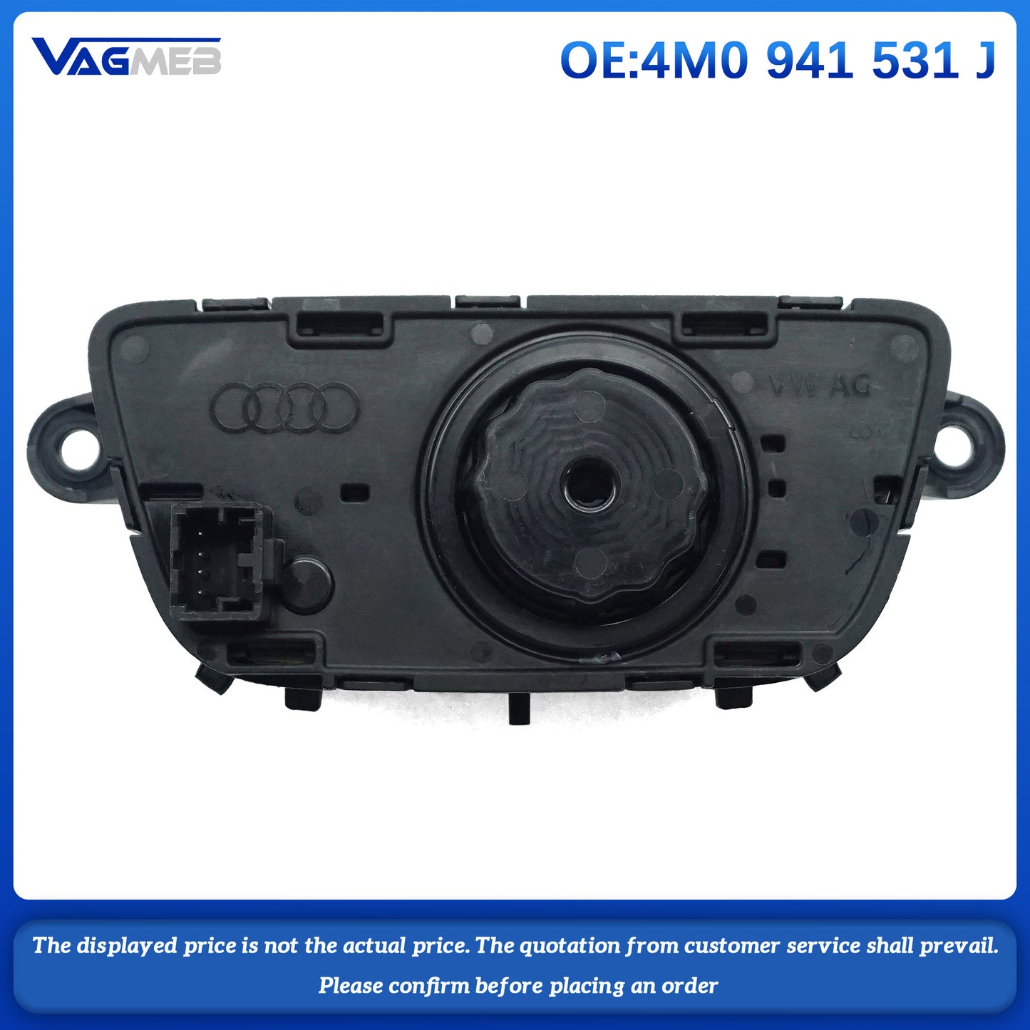 For Audi A4L C8 Q7 A5 Q5FY Headlight switch with Head-up display 4M0 941 531 J