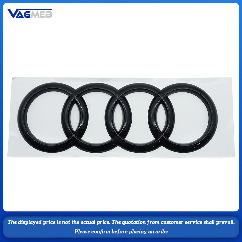 For Audi A4L Car Hood Front Grill Rear Trunk Emblem Badge Sticker