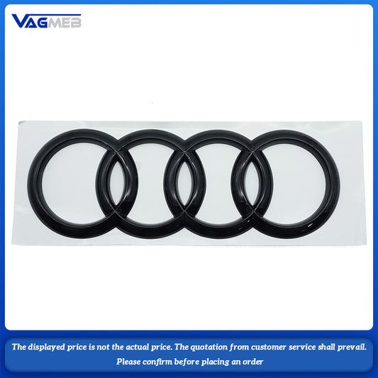 For Audi A4L Car Hood Front Grill Rear Trunk Emblem Badge Sticker