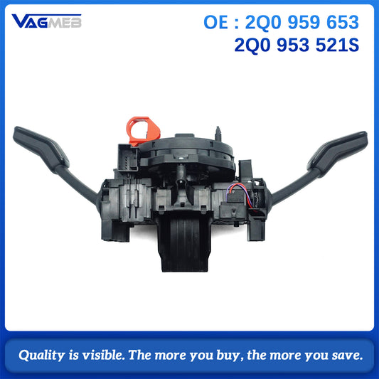 For VW Skoda Octavia POLO Steering Wheel Control Module Shift HandLever 2Q0 959 653 2Q0 953 521 S