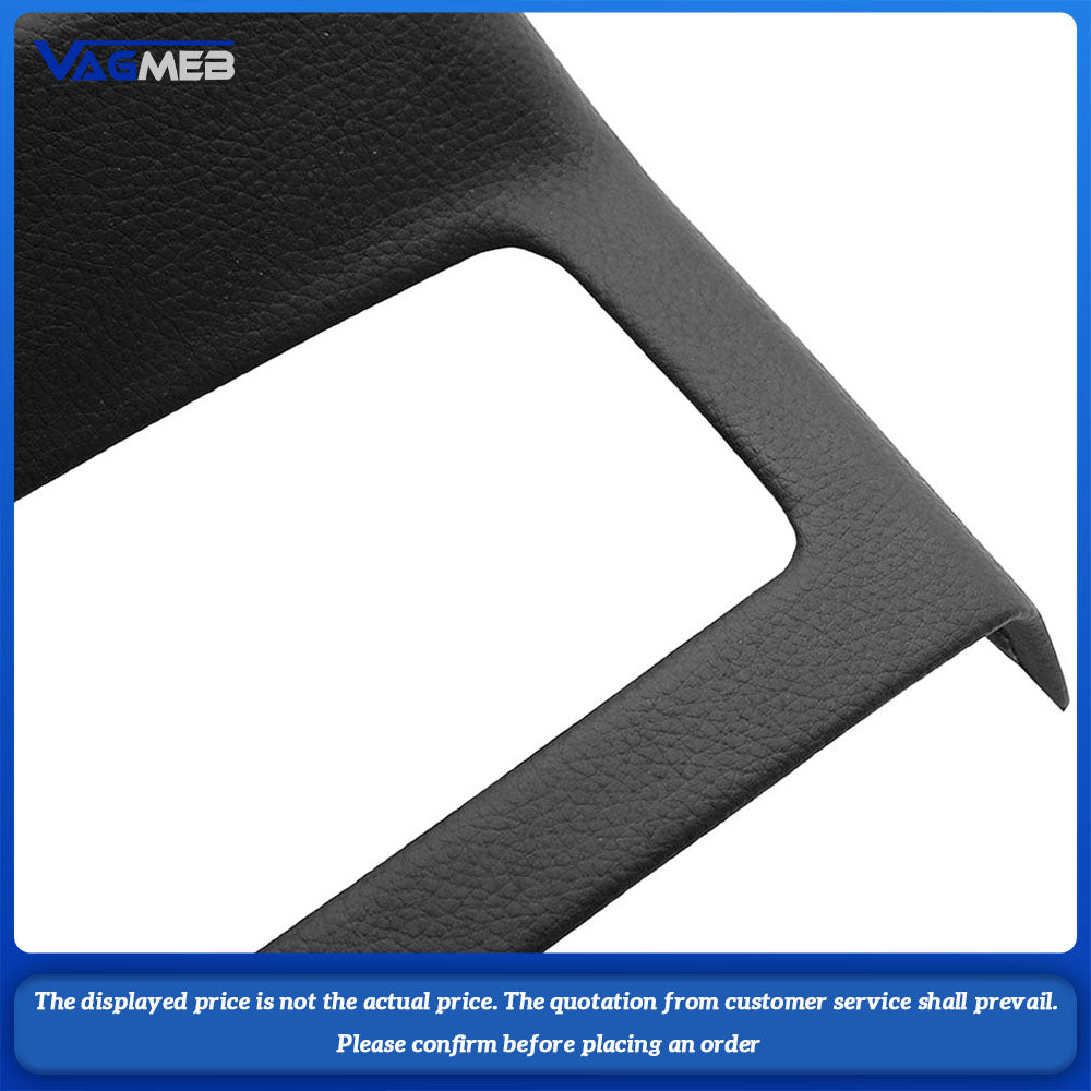 For Audi Q5FY 2018-2024 Rear Air Conditioning Outlet Protective Cover Lnterior Leather Protective Cover Decorative Frame Cover