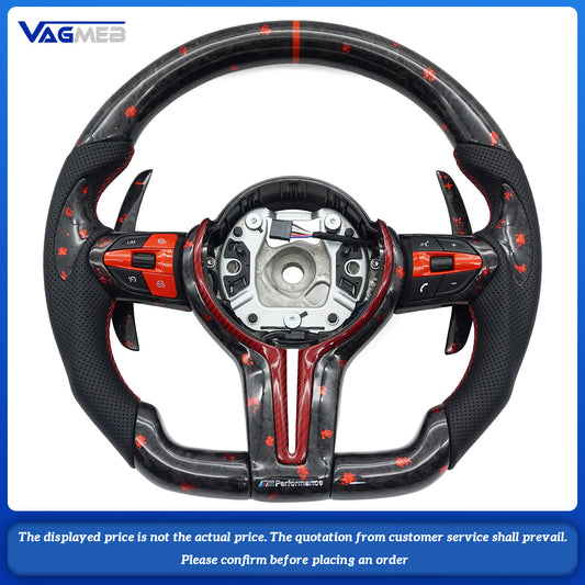 Car Interior Accessories Carbon Fiber Steering Wheel For BMW F10 F20 F22 F30 F32 F10 F12 F07 F06 F80 F82 F84 F36 F40 F90 E90