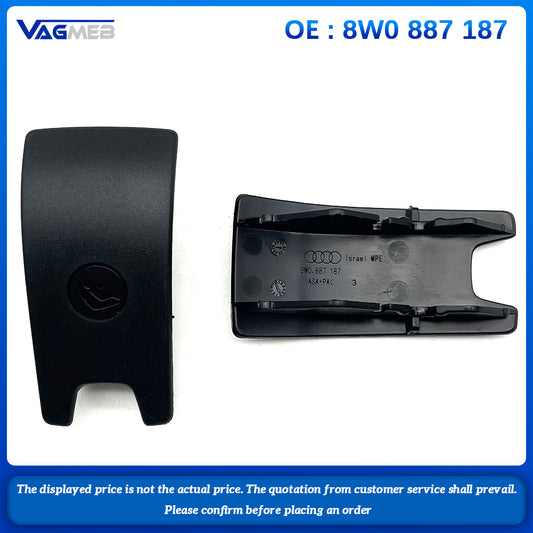 New Black Child Restraint Rear Seat Hook ISOFIX Cover For Audi A4 A5 A6 A7 S5 S4 S6 2017 2018 2019 - 2021 8W0 887 187