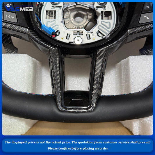 Sports Steering Wheel CS Nappa Leather For BMW 3 4 5 Series G20 G23 G26 G30 G32 G80 G82 G87 F90 G05 G06 G29 G42 Car Accessories