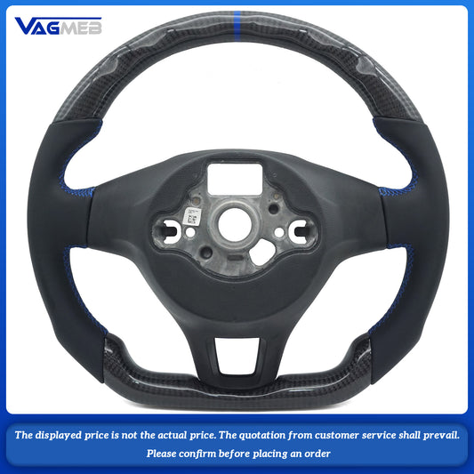 Multi-functional flat-bottom custom steering wheel For VW GOLF MK7