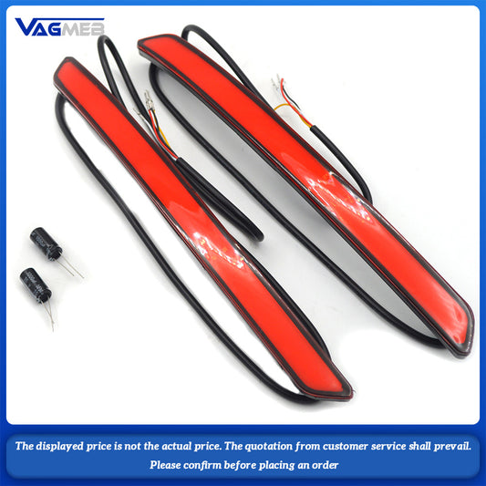 Car LED Rear Bumper Light Rear For VW Passat B8 Parking Warning Light Reflector Taillights