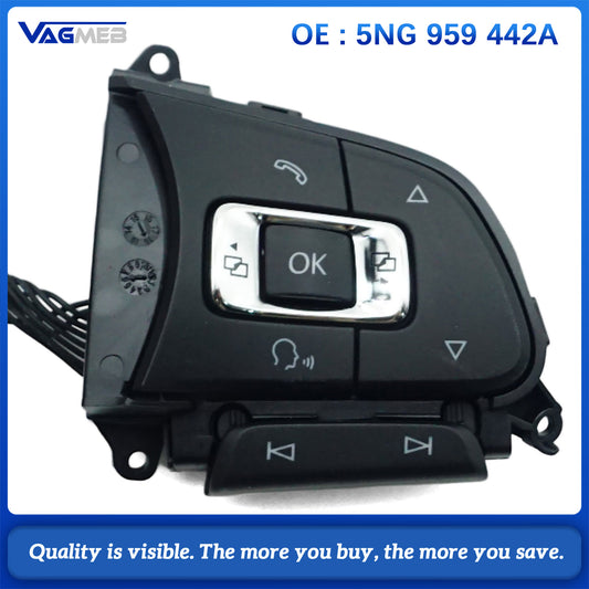 For VW Tiguan MK2 T-ROC 5NG 959 442A Multifunctional Steering Wheel Button Car Accessory