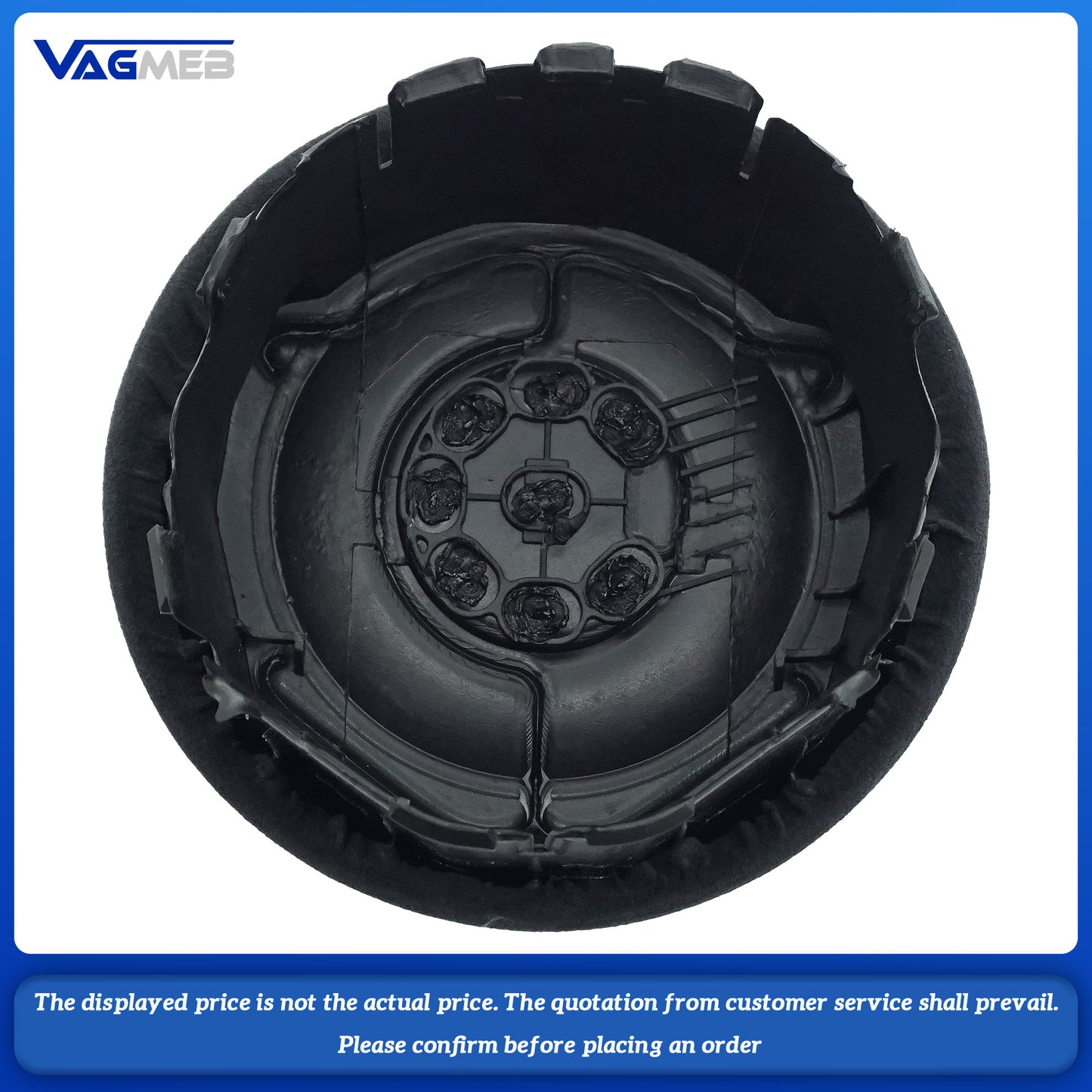 Steering wheel airbag cover multifunction gray line steering wheel For VW Golf MK7