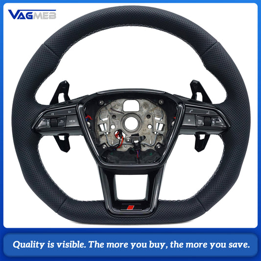 Custom Upgrade For Audi RSS Series Universal A6C8 Steering Wheel With heating function